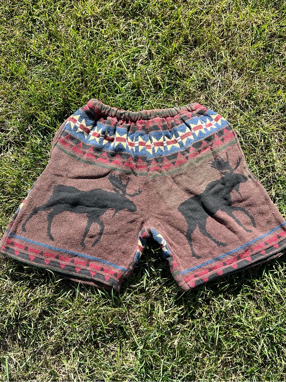 Upcycled Cotton Tapestry Shorts